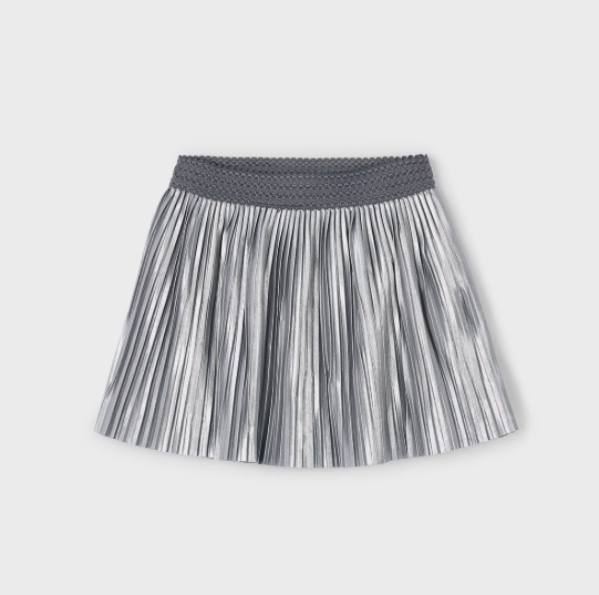 Mayoral Pleated Skirt Style 4903 - Silver